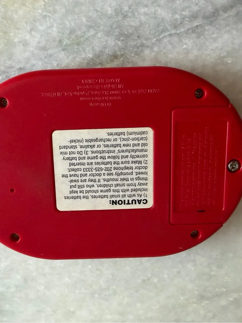 Vintage Y2K Handheld Mickey Mouse Yahtzee Jr. Game Made in 2000 WORKS !!